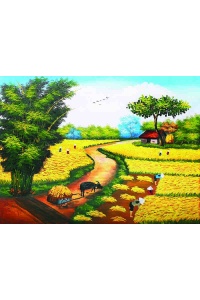 Tranh gạch đồng quê 24