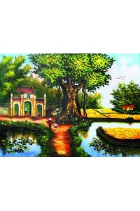 Tranh gạch đồng quê 31