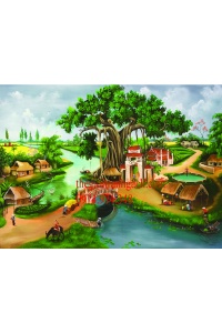 Tranh gạch đồng quê 21