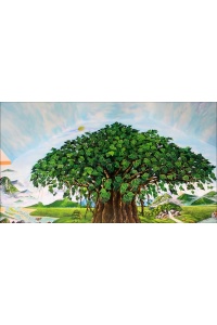 Tranh gạch 3D cây bồ đề 152