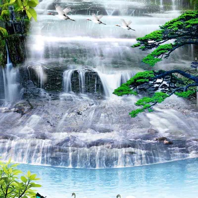 Tranh gạch 3D phong thủy  đứng 28