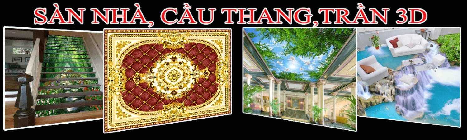 Sàn nhà, Cầu thang, Trần 3D