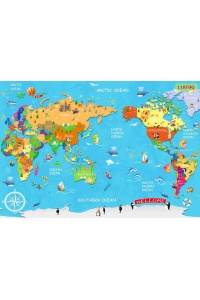 Tranh Bản Đồ thế giới 118TBQ