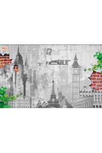 Tranh Bản Đồ Thế Giới 3421