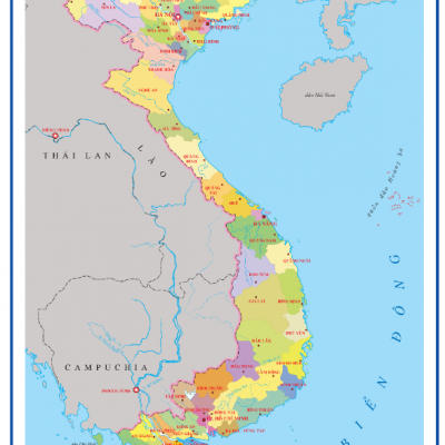 Tranh Bản Đồ Thế Giới VNF111