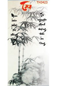 Tranh Chữ Thư Pháp Chữ Tài TH3423