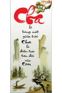 Tranh Chữ Thư Pháp Cha Mẹ TP166