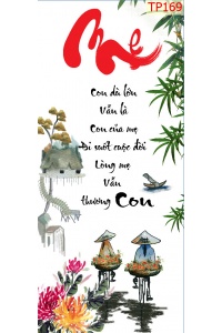 Tranh Chữ Thư Pháp Cha Mẹ TP169