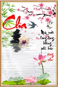 Tranh Chữ Thư Pháp Cha Mẹ VN0502
