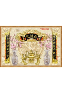 Tranh phòng thờ quang lưu đức TBQ8455