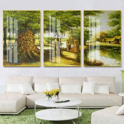 tranh treo tường đồng quê bộ 3 ĐQ104