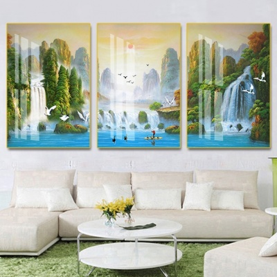 tranh treo tường đồng quê bộ 3 pt714